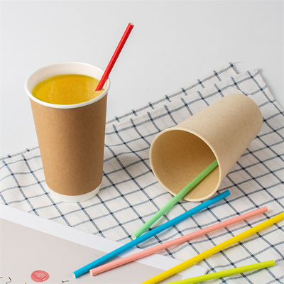 12mmの10mm鋭い終了の泡茶わらの個々の覆い