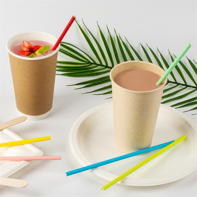 12mmの10mm鋭い終了の泡茶わらの個々の覆い