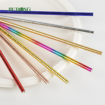 6mm 8mmの12mm Compostableストローはそれぞれ生物分解性PLAを包んだ