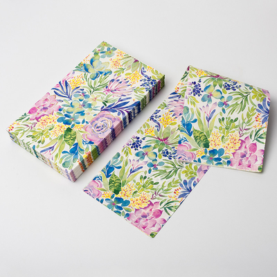 Compostable多彩な花の紙ナプキンの食品等級の習慣