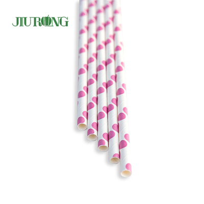 レストランクラフトエコフレンドリーペーパーストロー生分解性12 * 230mm