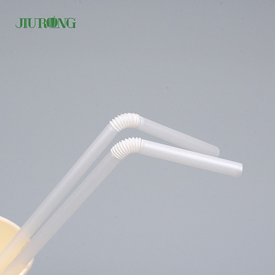 環境にやさしい生分解性プラストロー4.6 * 150mmホットドリンク用ペーパーストロー