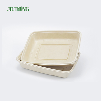 使い捨てサトウキビ食品容器生分解性耐油紙OEMODM