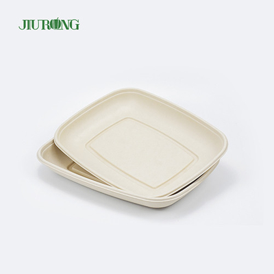 環境にやさしい堆肥化可能な食品トレー寿司生分解性サトウキビプレート