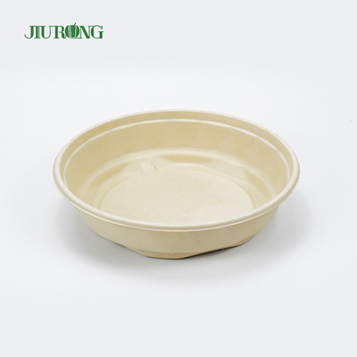 堆肥化可能な丸いサトウキビ食品容器使い捨て生分解性ペーパーボウル