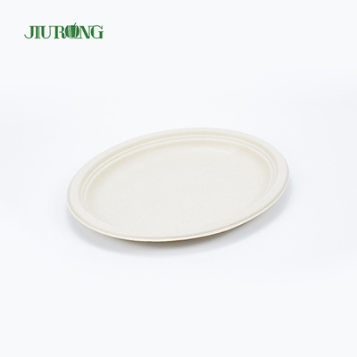 ビスケットサンドイッチ用防水サトウキビ食品容器7インチ23cm径