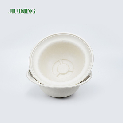 155mmのサトウキビの食品容器の生物分解性のEco友好的で使い捨て可能なボール