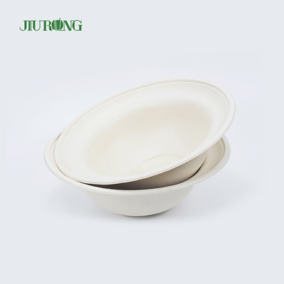 155mmのサトウキビの食品容器の生物分解性のEco友好的で使い捨て可能なボール