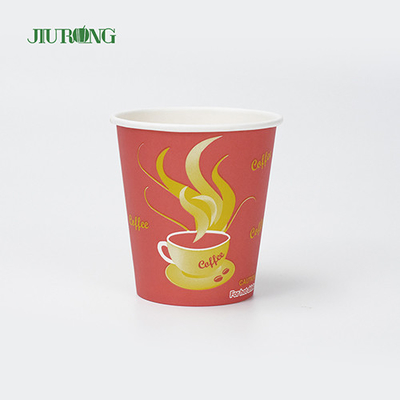 ホットドリンク用の茶色の段ボール使い捨て生分解性紙コップ