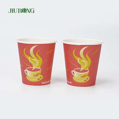 ホットドリンク用の茶色の段ボール使い捨て生分解性紙コップ