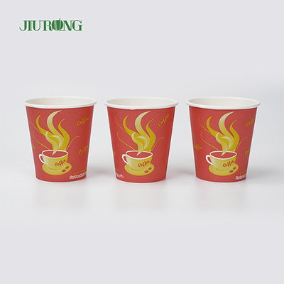 ホットドリンク用の茶色の段ボール使い捨て生分解性紙コップ