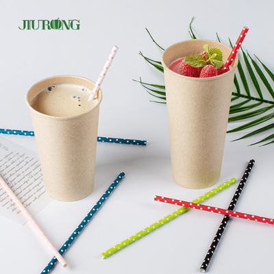 Uはそれぞれ包まれるペーパー飲み物のわらの食品等級Biodegradを形づける