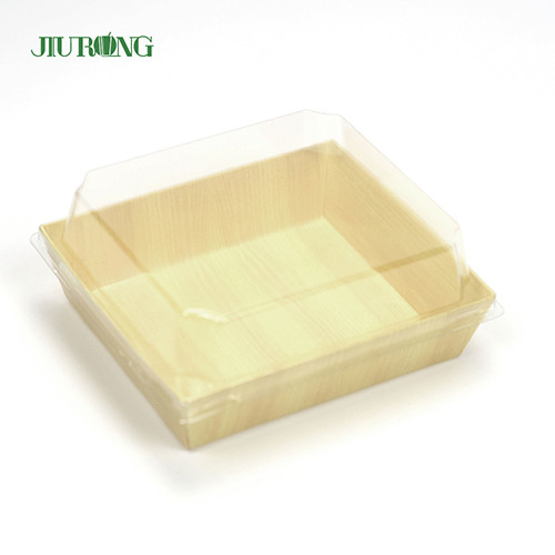 食品店用リサイクル生分解性食品容器紙寿司トレー180mm